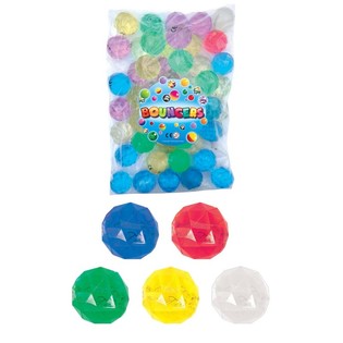 GRANDES PELOTAS SALTARI&Ntilde;AS MIX, &Oslash;4,3 CM (50 uds.)
