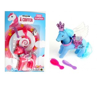 Set de Unicornio de 2 Piezas con Peine (24 uds.)
