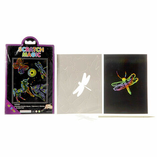 SET DE DIBUJO DE RASCAR M&Aacute;GICO (24 uds.)