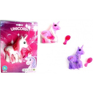 UNICORNIO CON CEPILLO EN TARJETA (24 uds.)