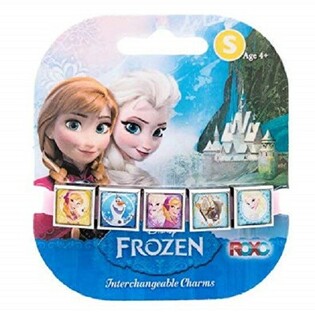PULSERAS FROZEN CON 5 CHARMS INTERCAMBIABLES (24 uds.)