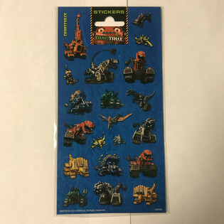 PEGATINAS: DINOTRUX, Dim. 20 x 10 cm (10 uds.)