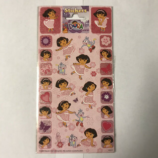PEGATINAS: DORA, Dim. 20 x 10 cm (10 uds.)