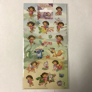 PEGATINAS: DORA, Dim. 20 x 10 cm (10 uds.)