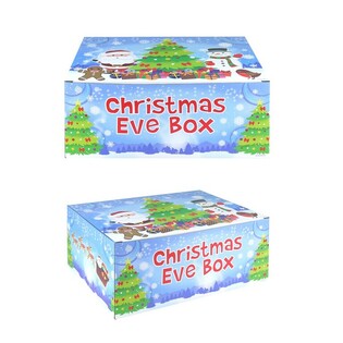 CAJA DE REGALO DE NAVIDAD 35 x 25 x 15 CM (1 ud.)