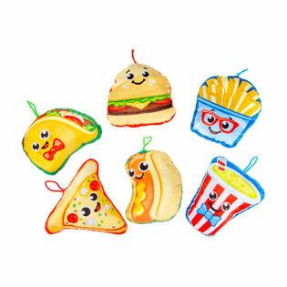 Peluche Mix Fast Food Snacks - 14 cm (24 uds.)