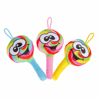 Piruletas de peluche - 18 cm (24 uds.)
