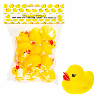 PATITOS DE GOMA AMARILLOS PEQUE OS (12 ud.)