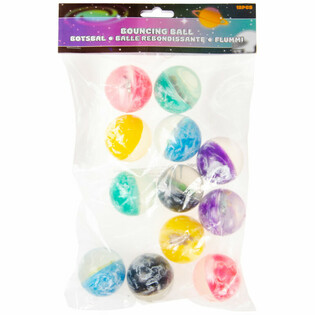 Pelotas Saltarinas Espacio / Universo &Oslash; 4,5 cm (12 ud.)
