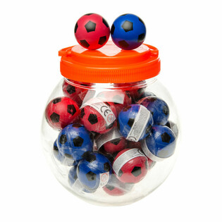 Pelotas Saltarinas de F&uacute;tbol &Oslash; 4,3 cm en Bote (30 uds.)