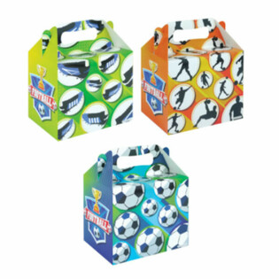 Caja de Men&uacute; INFANTIL &ndash; F&Uacute;TBOL &ndash; 14 x 9,5 x 18 cm (24 uds.)
