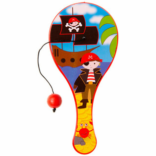 PALA PADDLE - PALETA CON PELOTA - MODELO: PIRATA (48 Uds.)