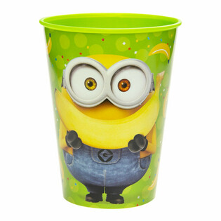 Vaso Minions Plátano - Bebida y Helado - 260 ml (12 unidades)