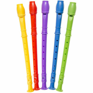 FLAUTAS DULCES GRANDES DE COLORES (24 ud.)
