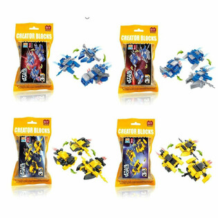 STAR WORLD - BOLSAS DE REGALO CON BLOQUES DE CONSTRUCCI&Oacute;N - (48 uds)