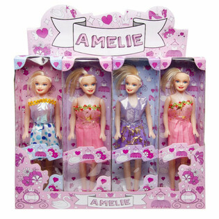 Mu&ntilde;ecas Amelie en Expositor (12 uds.)