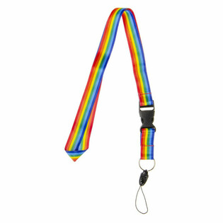 Lanyard / Cord&oacute;n para Llaves Arco&iacute;ris - 50 unidades