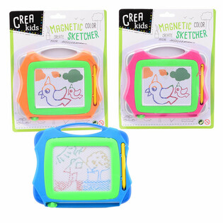 CREA KIDS - PIZARRA MÁGICA MAGNÉTICA DE COLORES (12 uds.)