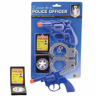 Set de Juego de Polic&iacute;a en Tarjeta (Pack de 6)