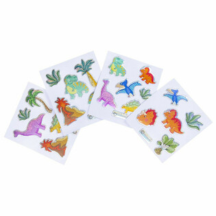 PEGATINAS DE PURPURINA - MODELO: DINOSAURIO (100 uds.)