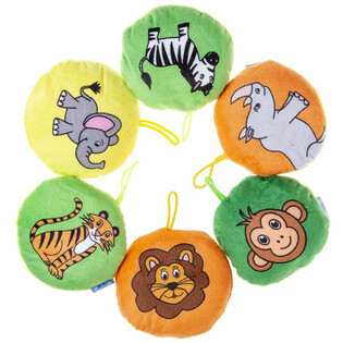 Peluches de Animales de la Selva - Di&aacute;metro: 10 cm (48 ud.)