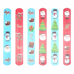 Pulseras de Navidad Snap Mix (120 Unidades)