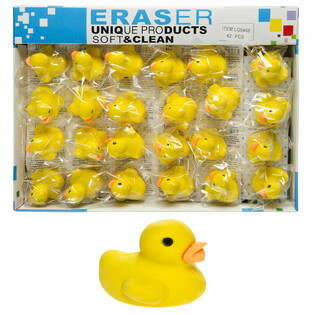 Goma de Borrar Pato Amarillo (42 uds.)