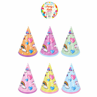 Mix de Gorros de Fiesta Unicornio (120 uds.)