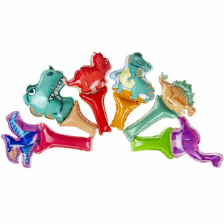 Globos de Mano Dinosaurio Autoinflables (48 unidades)