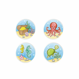 MIX SEA LIFE / ANIMALES MARINOS - PELOTAS SALTARINAS &Oslash;3.3 cm (100 uds)