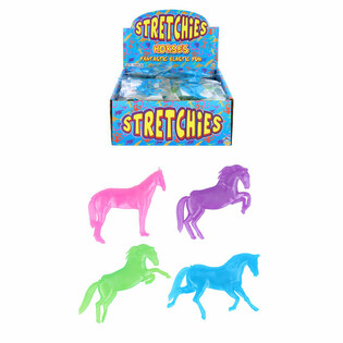 Caballos El&aacute;sticos Stretchy en Expositor (84 uds.)