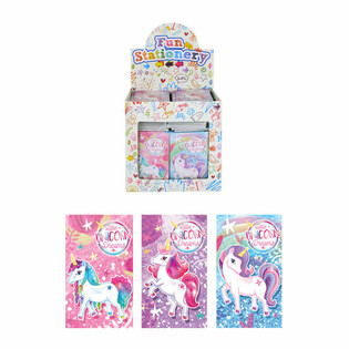LIBRETA DE NOTAS - MODELO: UNICORNIO EN EXPOSITOR (168 uds.)