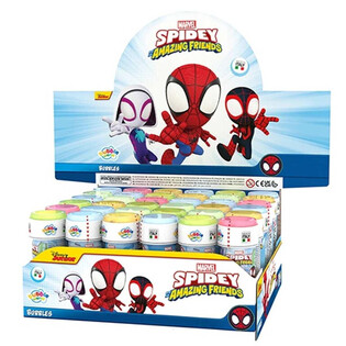 Pomperos Spidey Spiderman Amazing Friends - 60ml - Expositor (36 uds.)