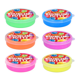 Plastilina Rebotante Bouncing Putty, 10g - Colores Surtidos (6 uds.)