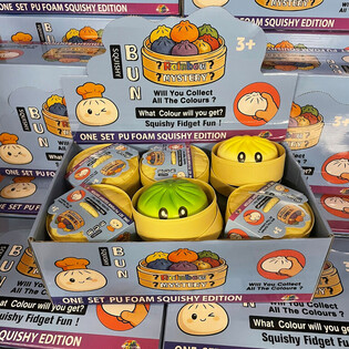 RAGE - Squishy Bun Dumplings GRANDES - ONE SET PU FOAM SQUISHY EDITION (12 uds.)