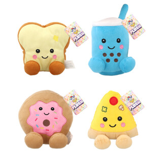 PELUCHES DE COMIDA - 13 CM - MODELOS MIXTOS (12 uds.)