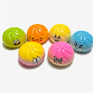 RAGE - Squishy Dumplings GRANDE (9 x 9 x 4 cm) - Juguete Fidget Viral 2026 - CON CART&Oacute;N EXPOSITOR (24 uds)