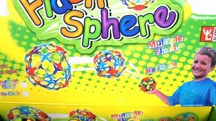 Bola de Esfera Expandible M&aacute;gica con Luz (12 uds.)